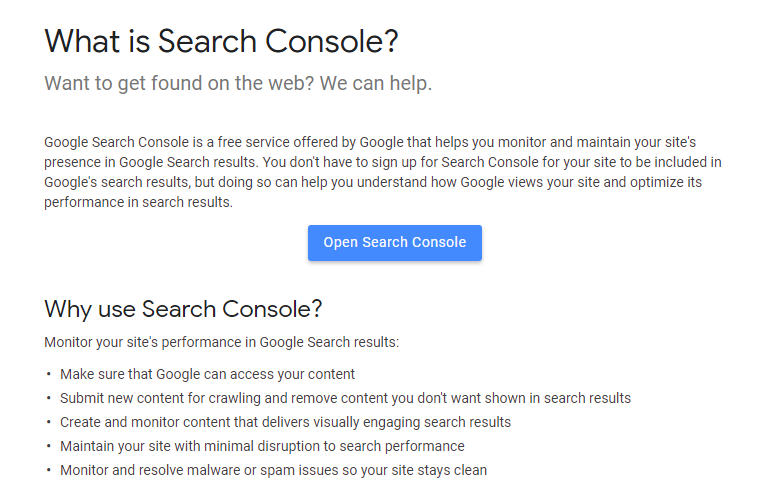 search console hỗ trợ bạn index website nhanh hơn
