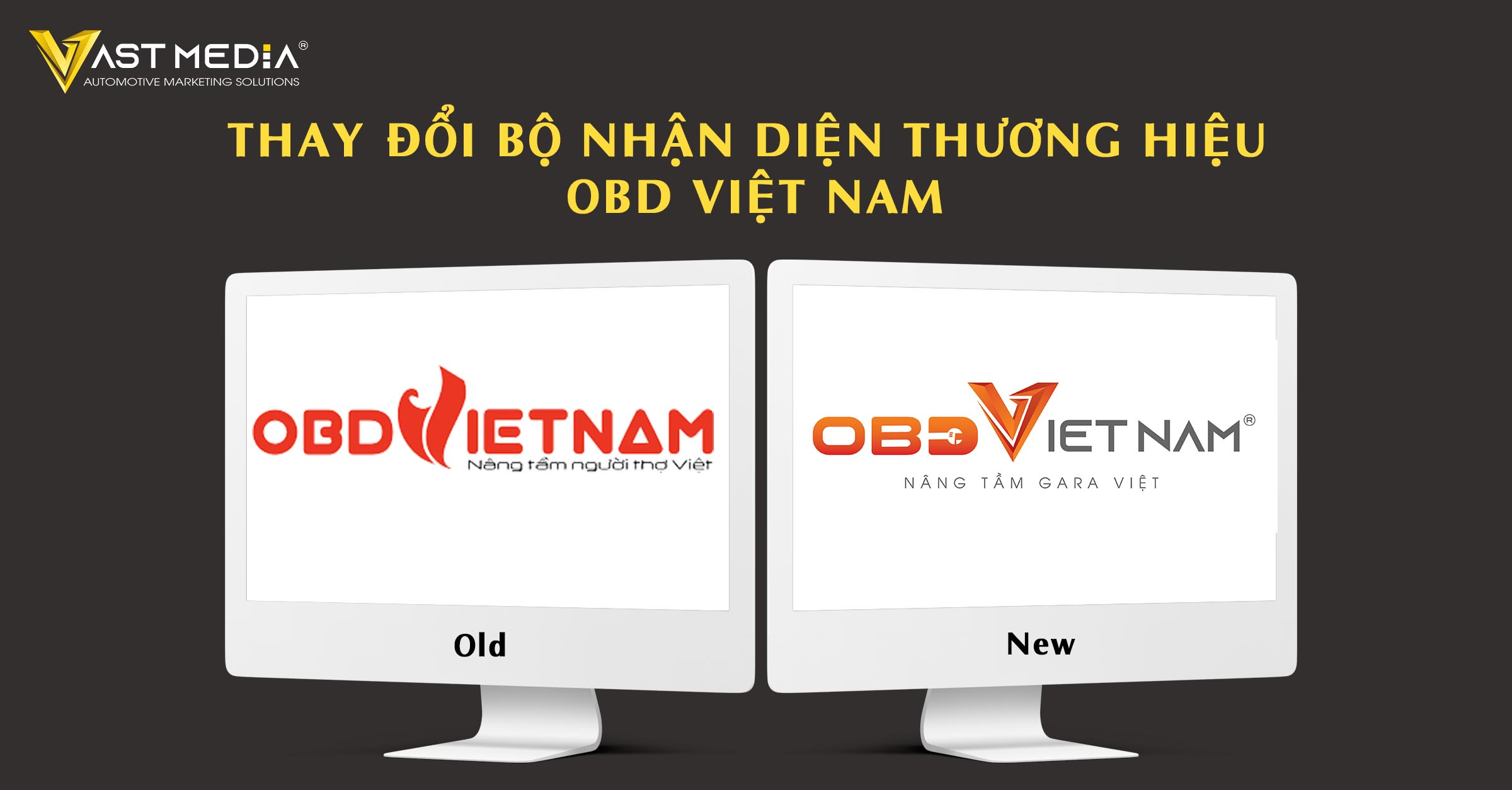 Vast Media thay đổi bộ nhận diện thương hiệu OBD Việt Nam